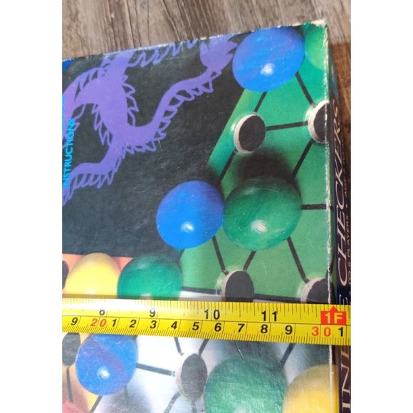 Vintage Golden Classic Games Chinese Checkers Board Game 60 Marbles Used - Picture 13 of 13